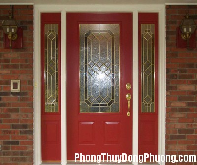 red1 Chọn màu sắc cửa chính theo hướng nhà