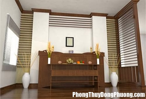 phong thuy ban tho trong chung cu 1 Những kiêng kị nhất định phải biết khi đặt bàn thờ gia tiên trong nhà