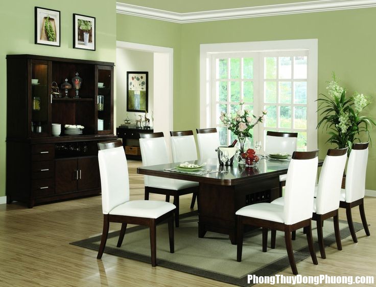 dbfebb58c12dd84a1048cb798053150c modern dining room sets green dining room Nguyên tắc bố trí cây xanh trong phòng ăn đem lại tài lộc